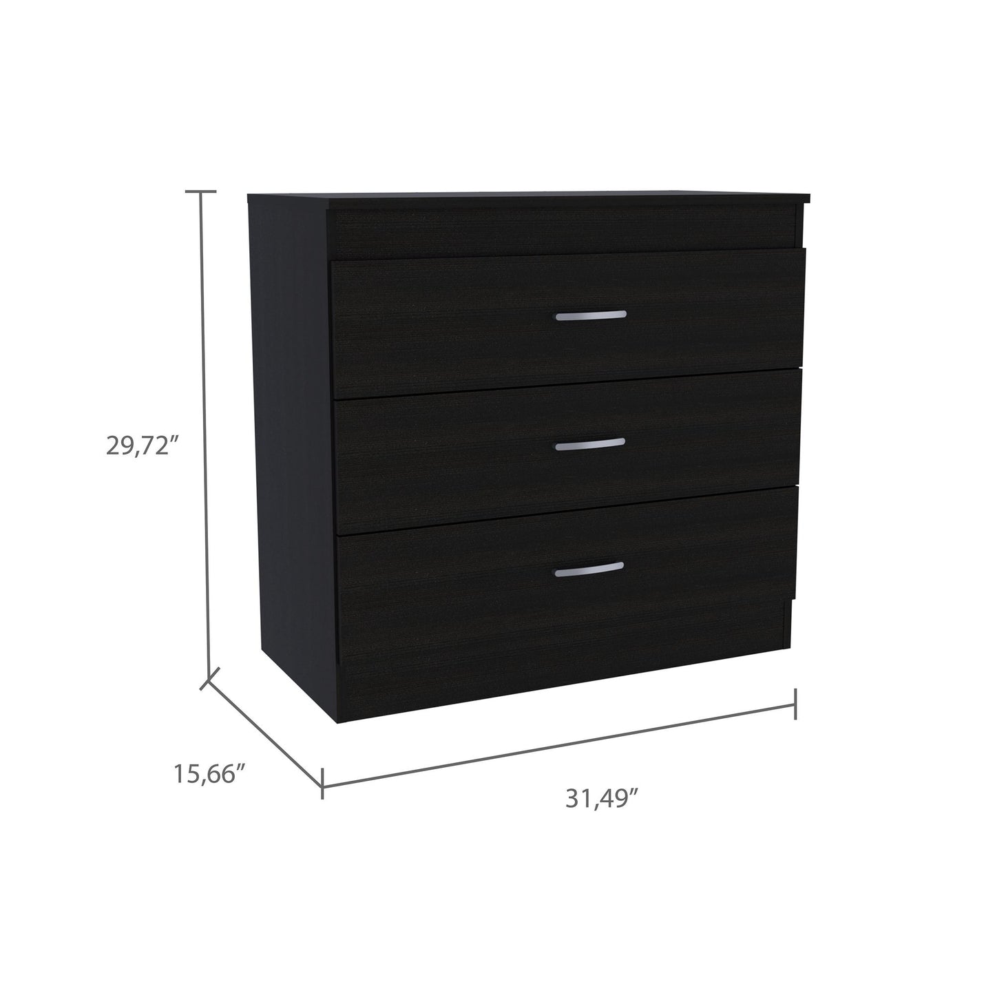 3-Drawer Dresser Wenge – photo 5 of 7