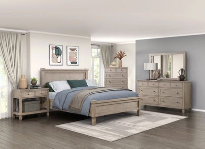 Gray Oak Finish Classic Transitional Bedroom Furniture 1pc Dresser – photo 9 of 11
