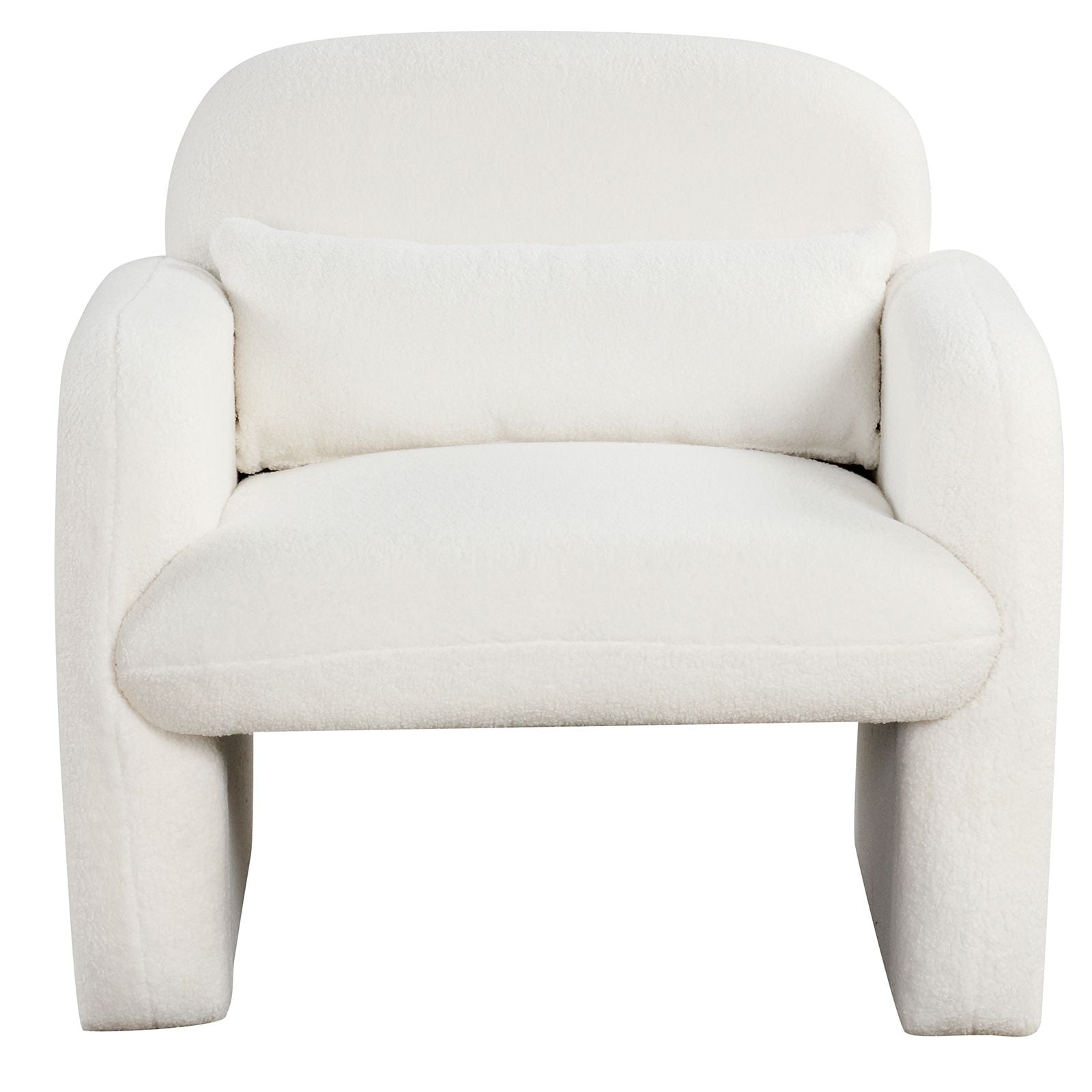 Modern Accent Chair with Waist Pillow and Armrests for Living Room – photo 14 of 27