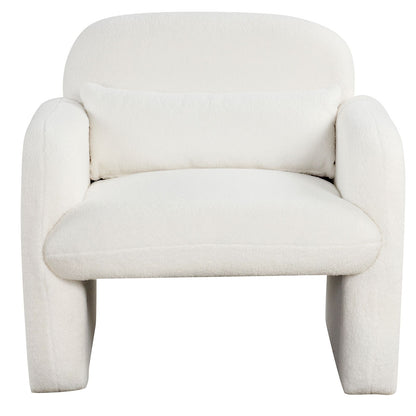 Modern Accent Chair with Waist Pillow and Armrests for Living Room – photo 14 of 27