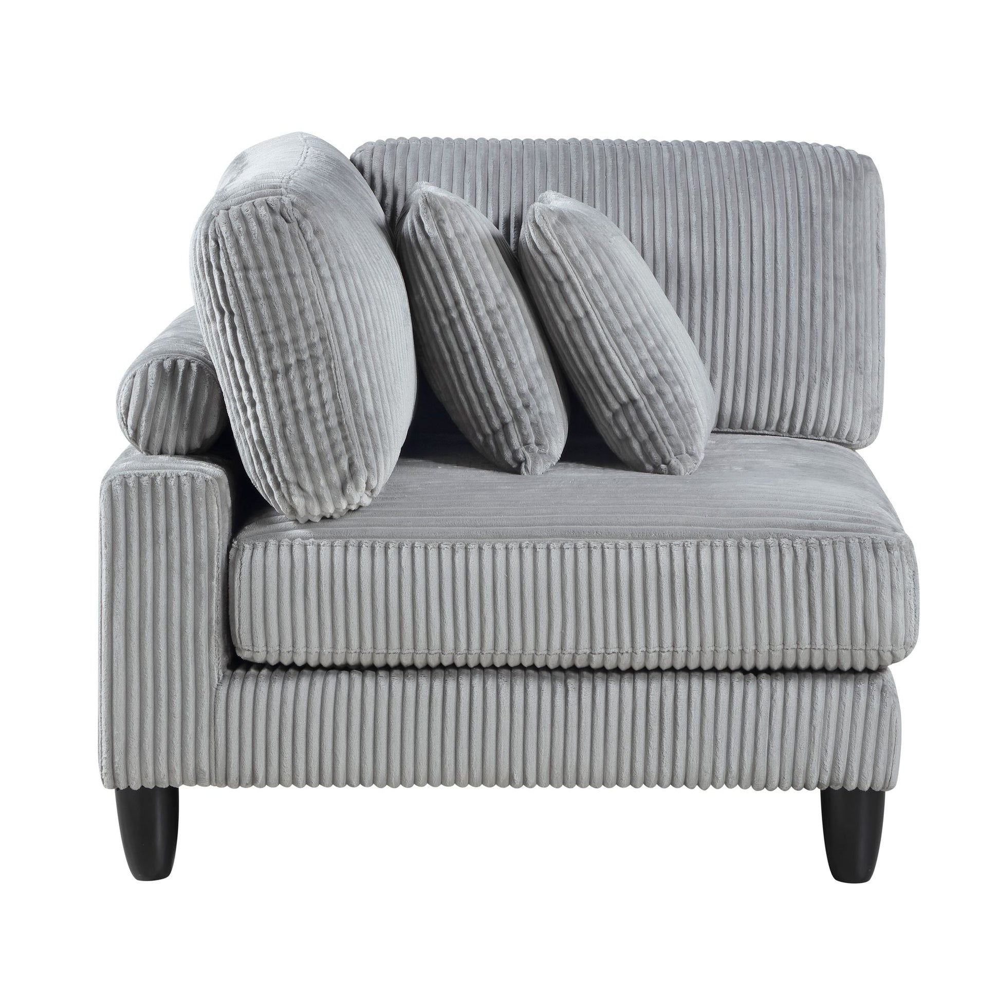 Living Room Furniture 4-Piece Modular Sectional Sofa Set Gray – photo 8 of 20