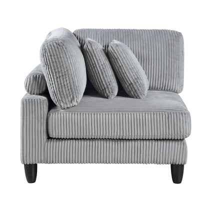Living Room Furniture 4-Piece Modular Sectional Sofa Set Gray – photo 8 of 20