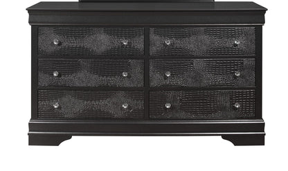 SHAKER CROCODILE METALLIC DRESSER – Grey