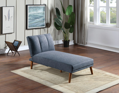 Navy Color Polyfiber 2pc Sectional Sofa Set Living Room Furniture – photo 3 of 17