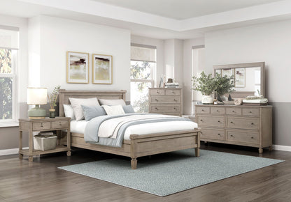 Gray Oak Finish Classic Transitional Bedroom Furniture 1pc Dresser – photo 7 of 11