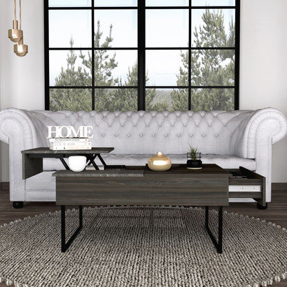 Westover Rectangle Lift Top Coffee Table Carbon Espresso and Onyx – photo 2 of 7