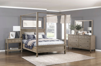 Gray Oak Finish Classic Transitional Bedroom Furniture 1pc Dresser – photo 6 of 11