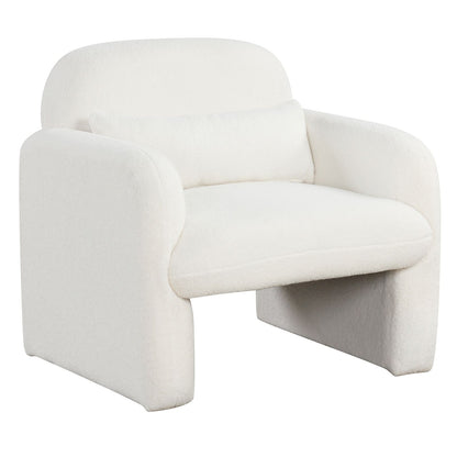 Modern Accent Chair with Waist Pillow and Armrests for Living Room – photo 2 of 27