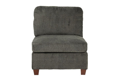 Living Room Furniture Gray Chenille Modular Sectional 7pc Set Modular – photo 15 of 18