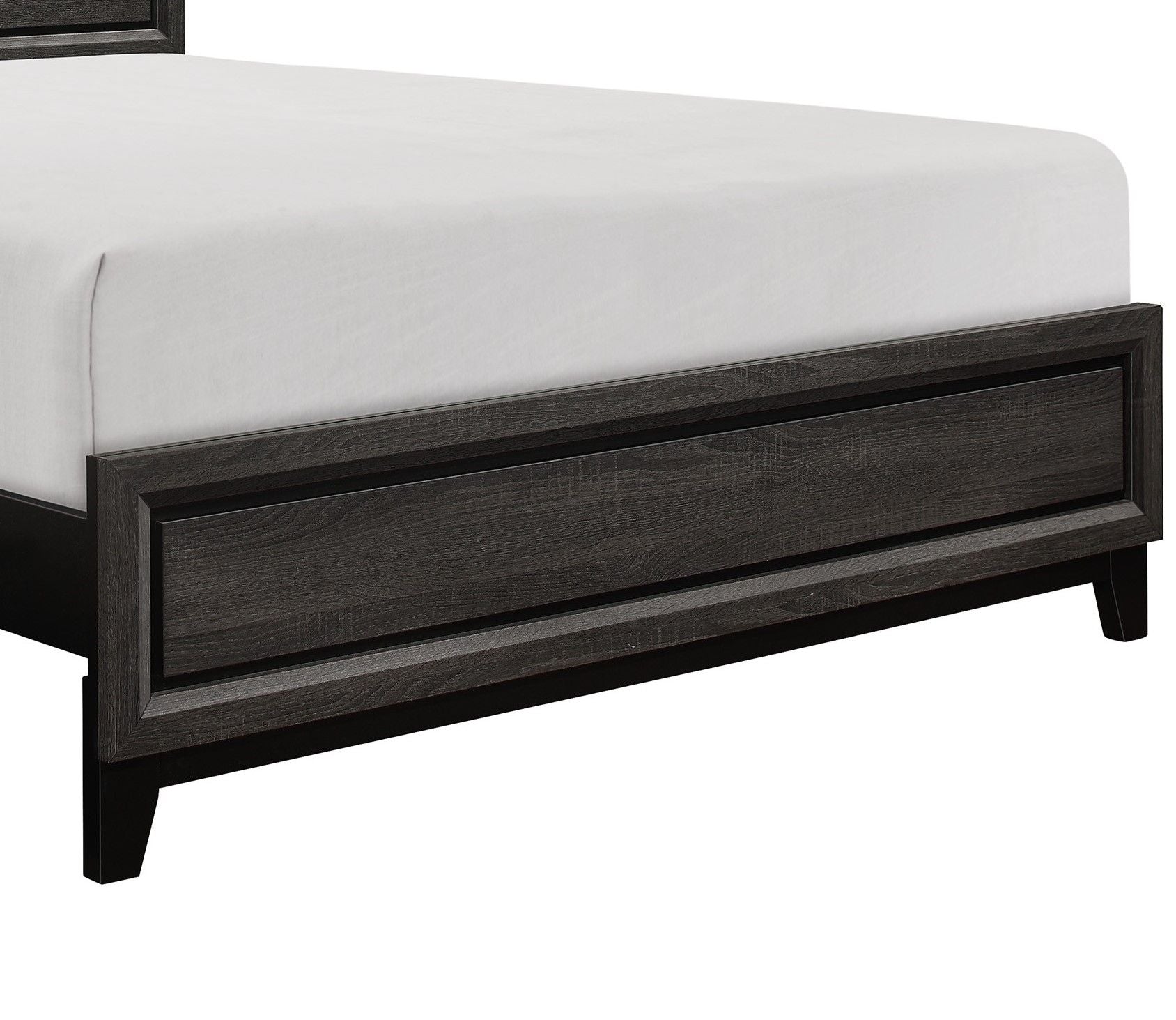 Modern Style Clean Line Design Gray Finish 1pc Queen Size Bed – photo 4 of 6