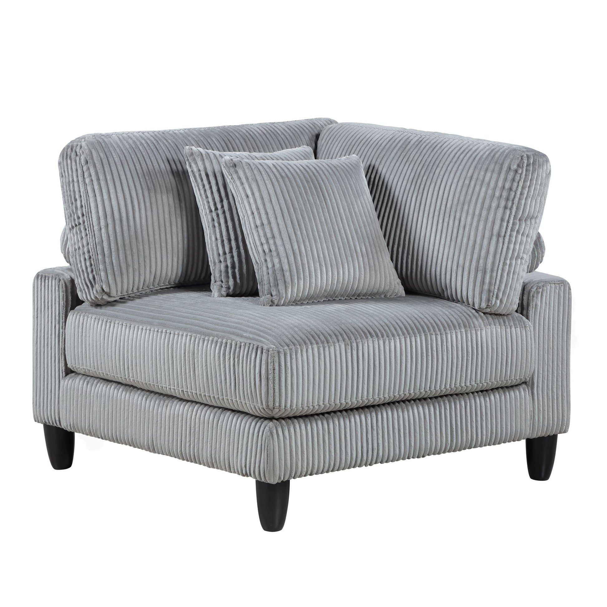 Living Room Furniture 4-Piece Modular Sectional Sofa Set Gray – photo 7 of 20