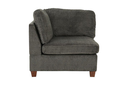 Living Room Furniture Grey Chenille Modular Sofa Set 6pc Set Sofa – photo 15 of 20