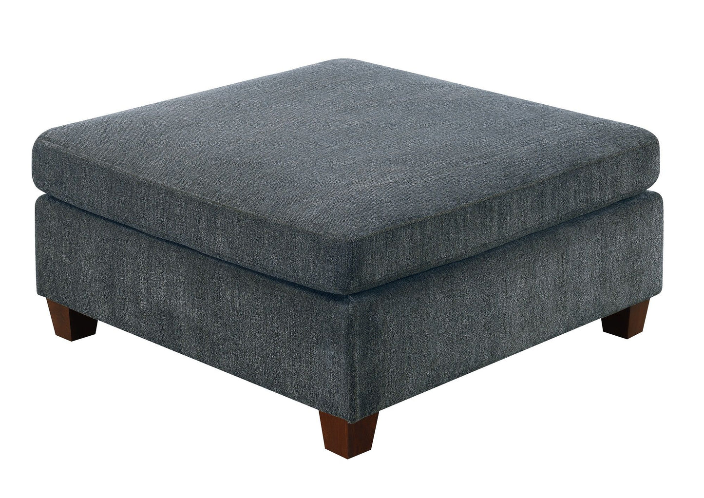 Living Room Furniture Gray Chenille Modular Sectional 7pc Set Modular – photo 17 of 18