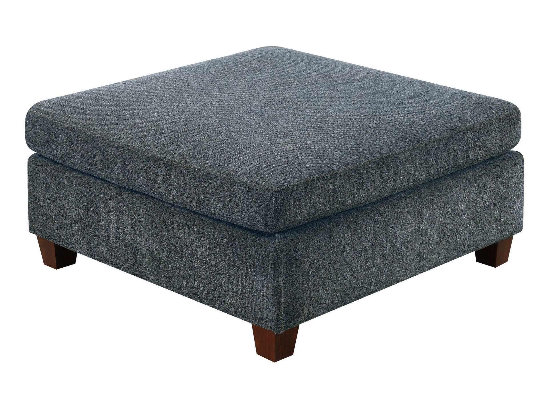 Living Room Furniture Gray Chenille Modular Sectional 7pc Set Modular – photo 17 of 18