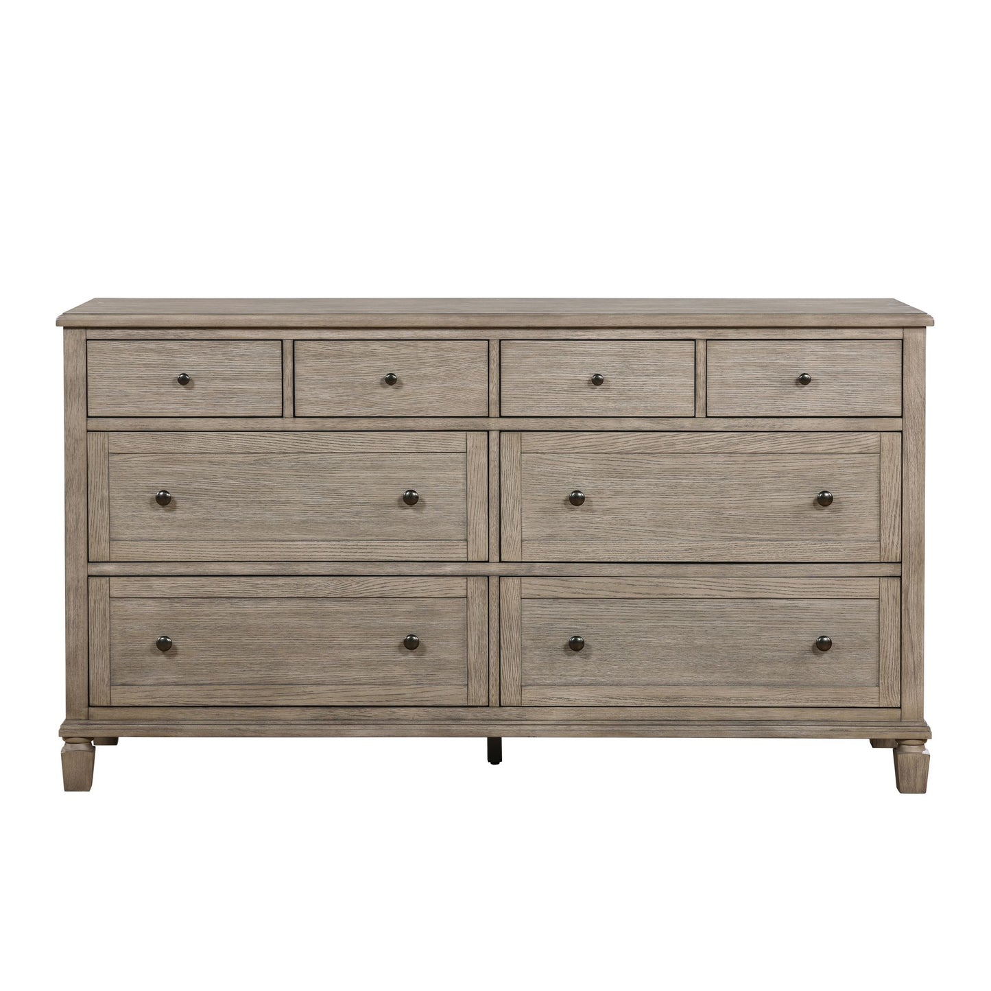 Gray Oak Finish Classic Transitional Bedroom Furniture 1pc Dresser – photo 1 of 11