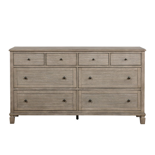 Gray Oak Finish Classic Transitional Bedroom Furniture 1pc Dresser – photo 1 of 11