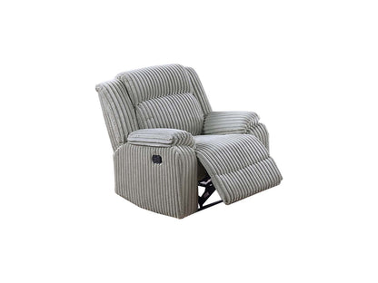 Motion Sofa Loveseat w Console And Recliner Chair Ash Color Fur Like – photo 6 of 20