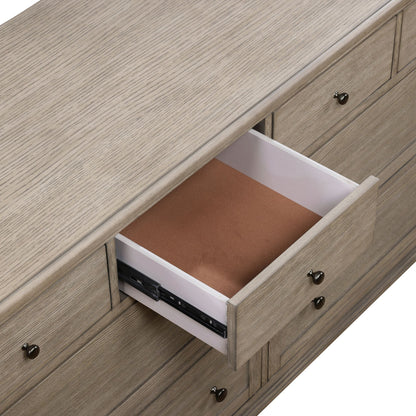 Gray Oak Finish Classic Transitional Bedroom Furniture 1pc Dresser – photo 4 of 11