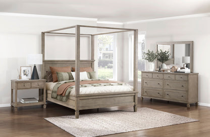 Gray Oak Finish Classic Transitional Bedroom Furniture 1pc Dresser – photo 8 of 11