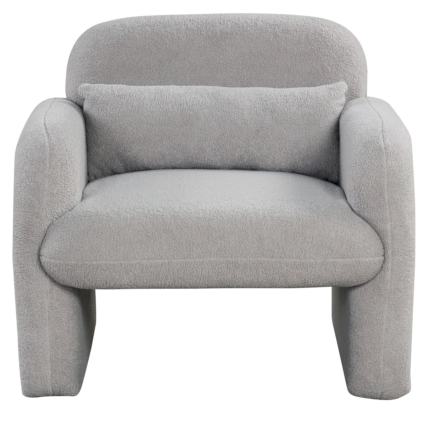 Modern Accent Chair with Waist Pillow and Armrests for Living Room – photo 7 of 27