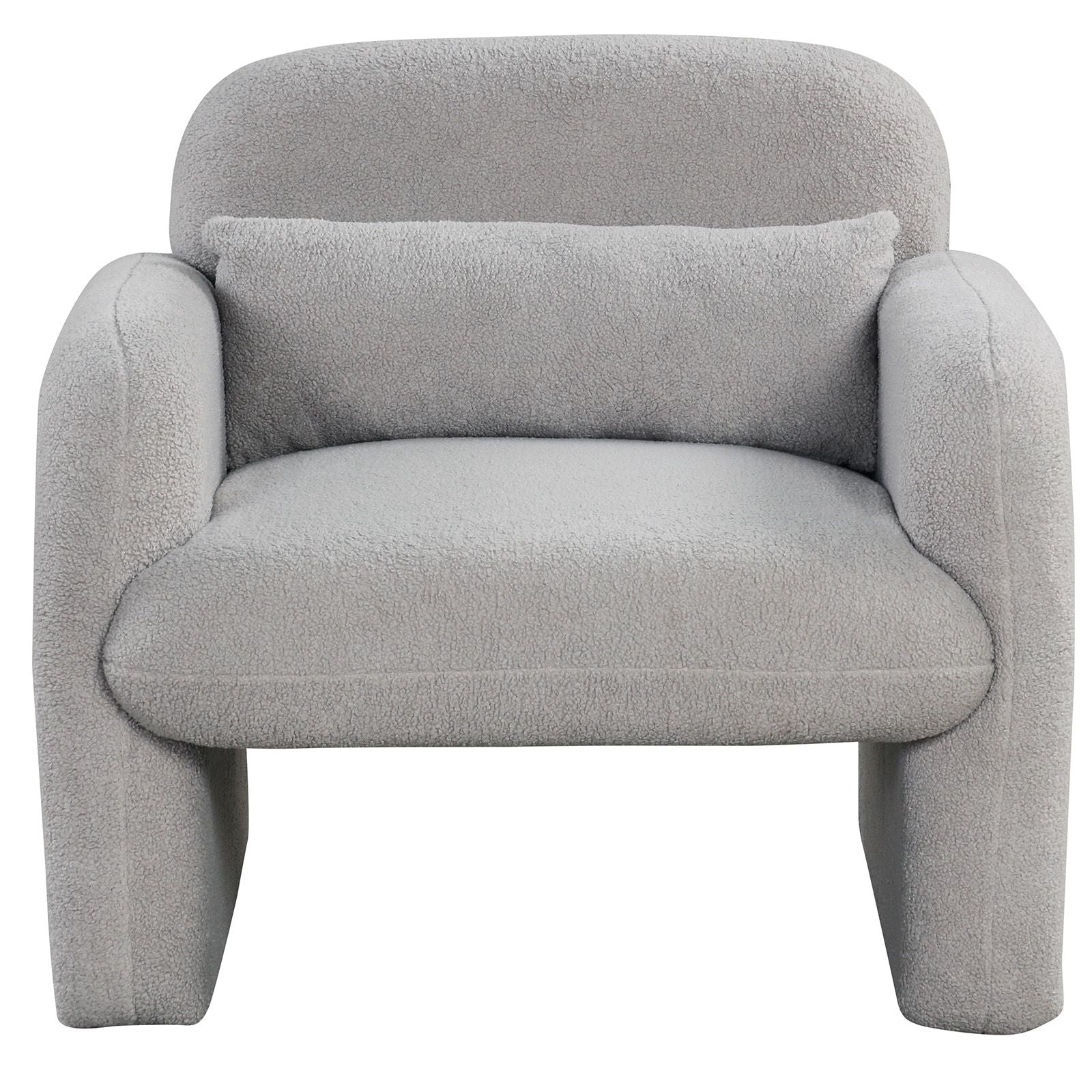 Modern Accent Chair with Waist Pillow and Armrests for Living Room – photo 7 of 27