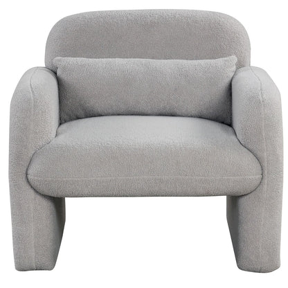 Modern Accent Chair with Waist Pillow and Armrests for Living Room – photo 7 of 27