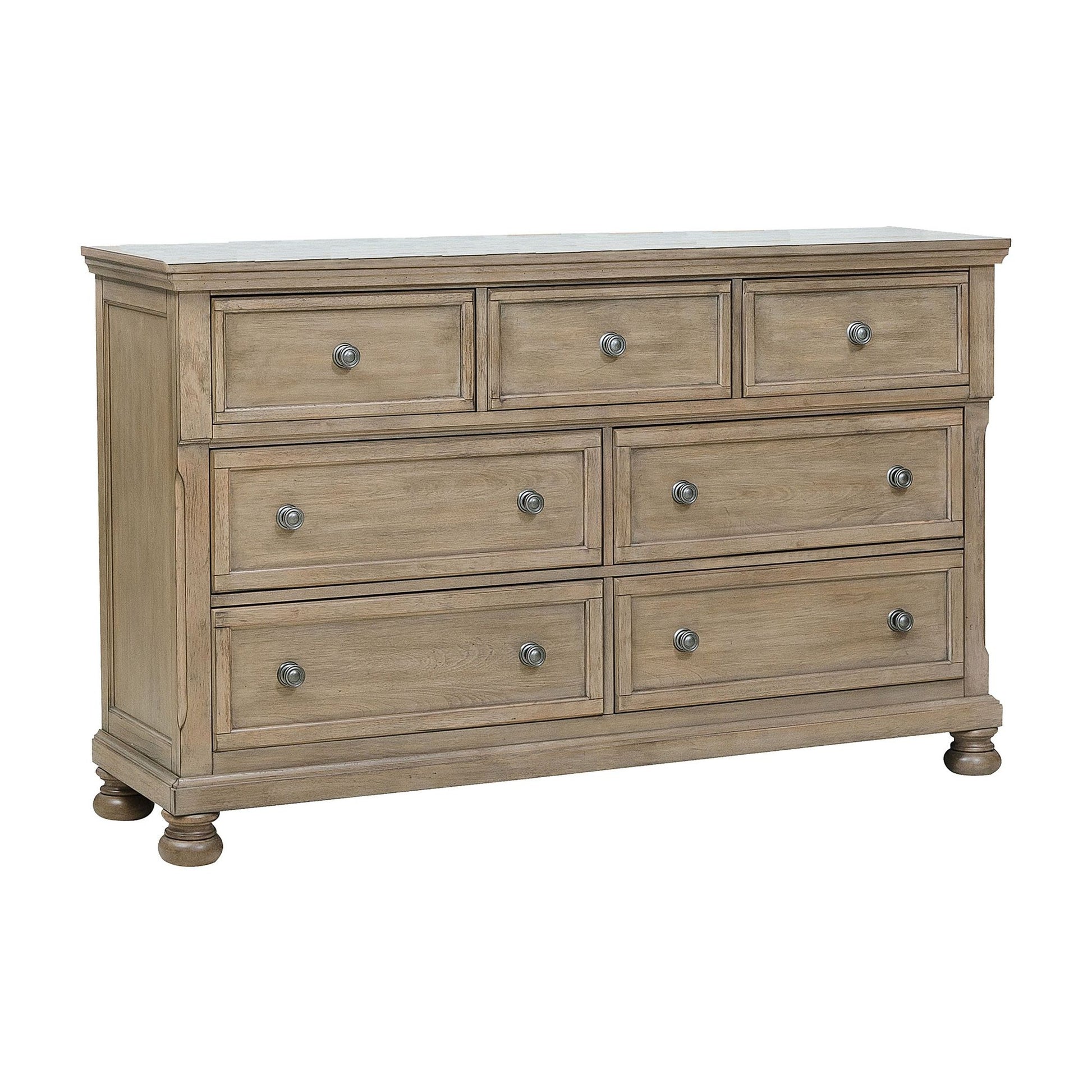 Classic Bedroom Furniture 1pc Dresser with 7 Drawers and Jewelry Tray – photo 4 of 6
