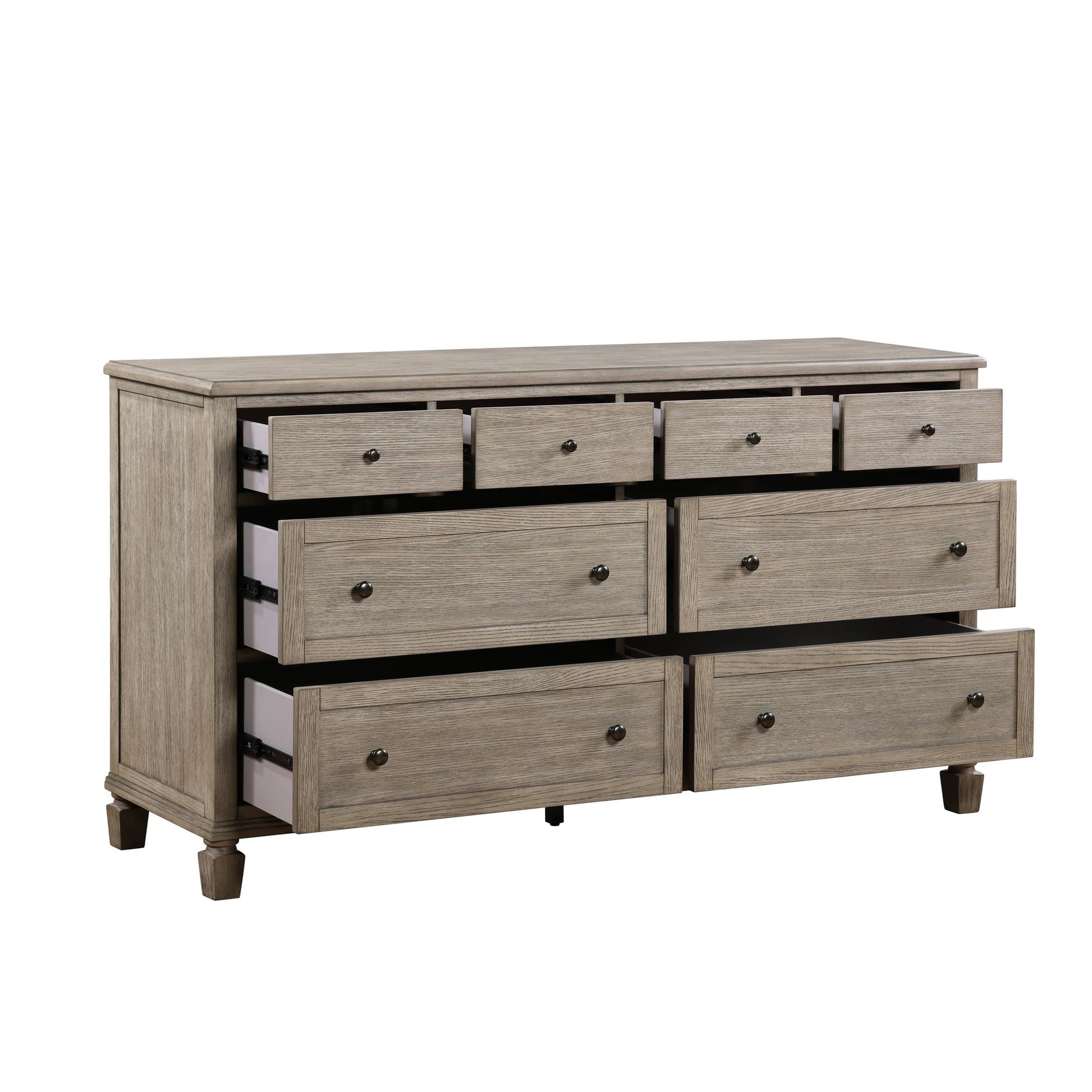 Gray Oak Finish Classic Transitional Bedroom Furniture 1pc Dresser – photo 3 of 11
