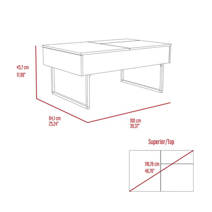 Westover Rectangle Lift Top Coffee Table Carbon Espresso and Onyx – photo 6 of 7