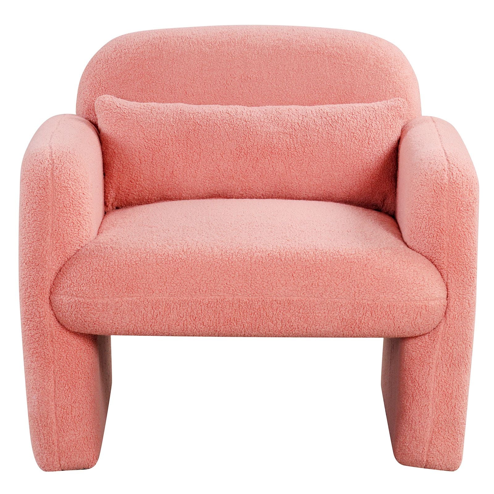 Modern Accent Chair with Waist Pillow and Armrests for Living Room – photo 22 of 27