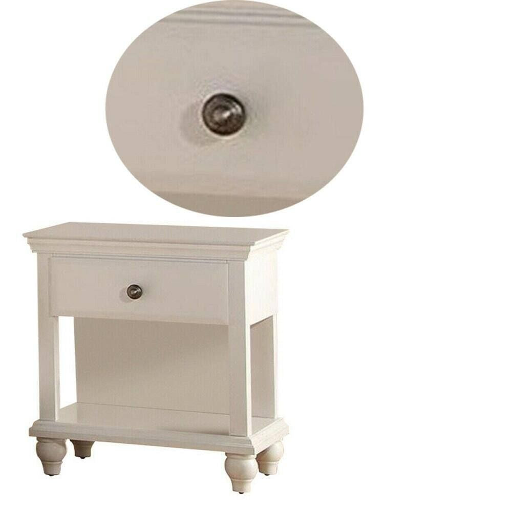 Modern Bedroom Nightstand White Color Wooden 1 Drawers And Shelf Bed – photo 9 of 14