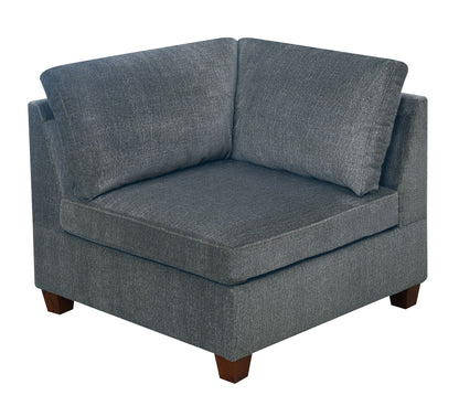 Living Room Furniture Grey Chenille Modular Sofa Set 8pc Set Large – photo 15 of 20