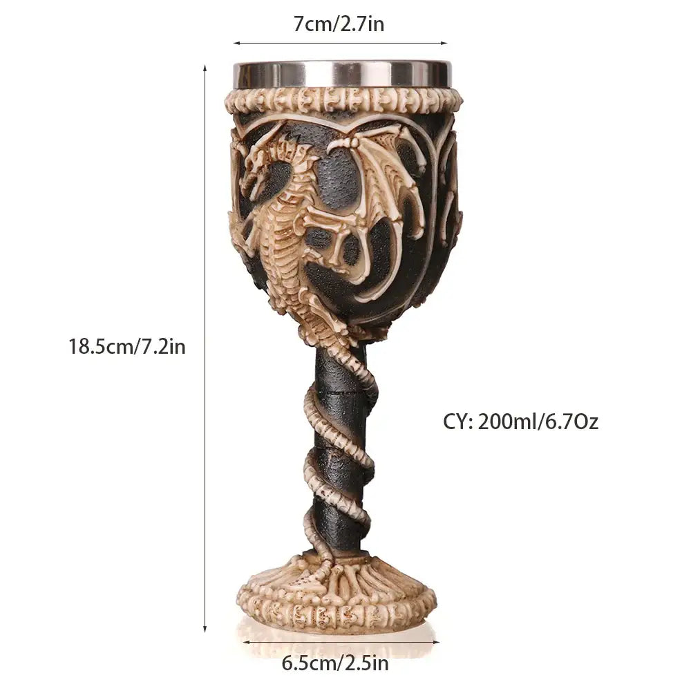 Stainless Gothic Goblet