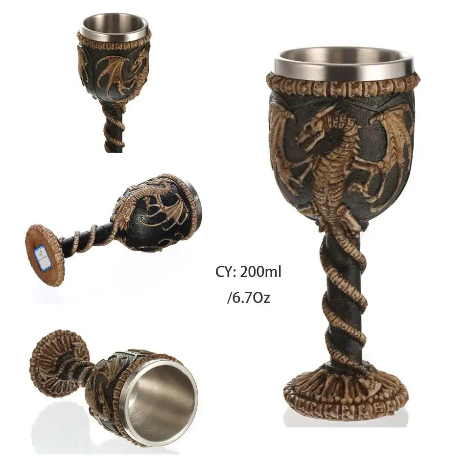 Stainless Gothic Goblet