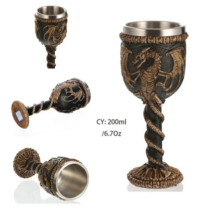 Stainless Gothic Goblet