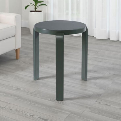 Mata Stacking Stool Ottoman, Set of 2, Modern Spanish Moss Green