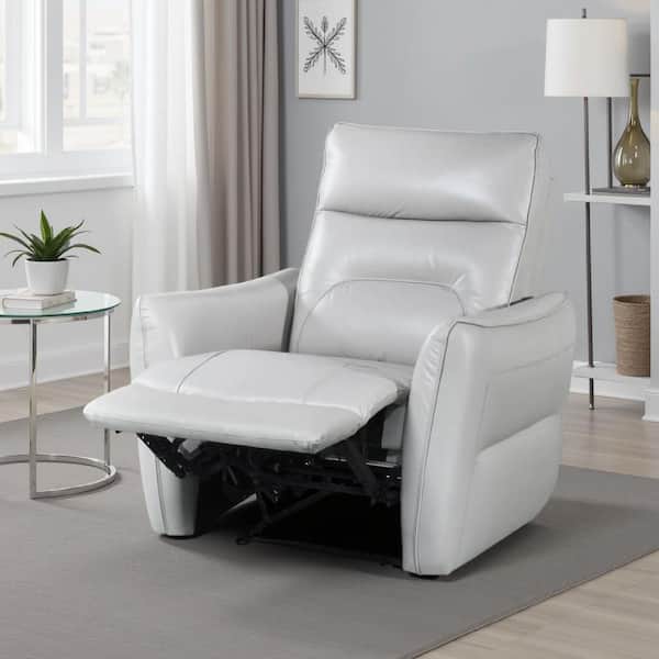 Teren Power Recliner Chair, Rich Caramel Brown Leather Match, Foam