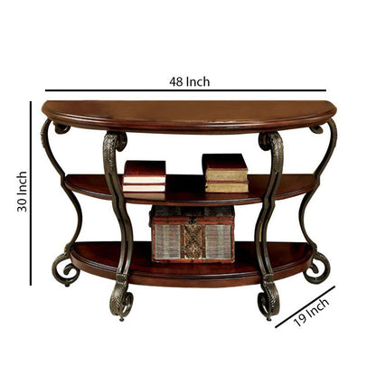 May Transitional Style Sofa Table - View 6