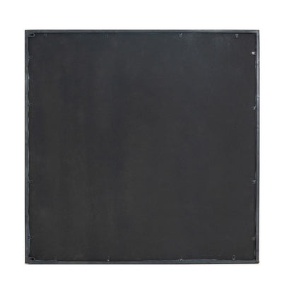 Elk 36 Inch Wall Mirror, Antique Black Square Metal Frame, Baroque Style - View 3