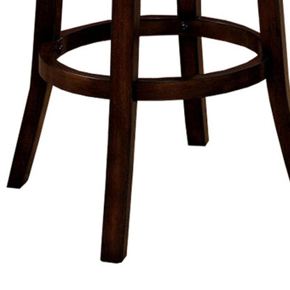 Shirley Contemporary 29" Barstool With pu Cushion, White Finish, Set of 2 - View 5