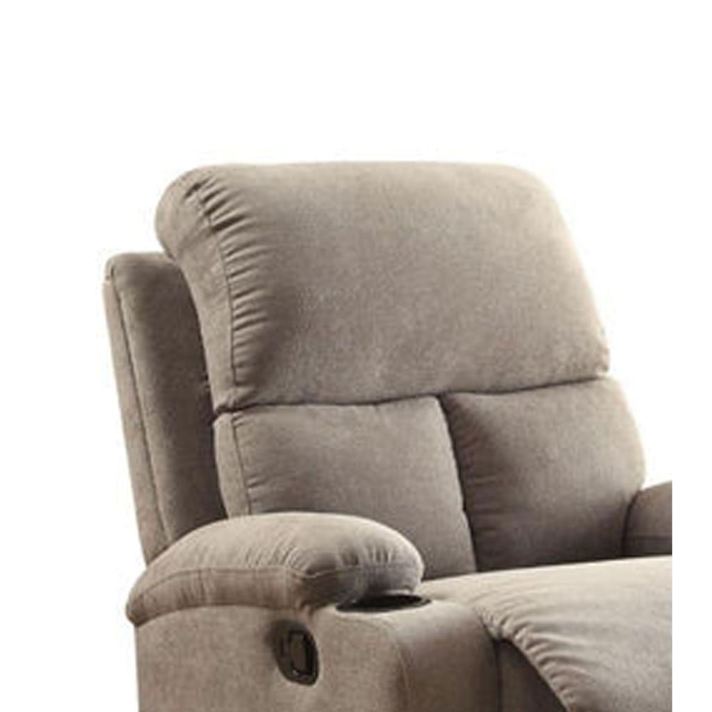 Rosia Homely Recliner , Gray Linen - View 7