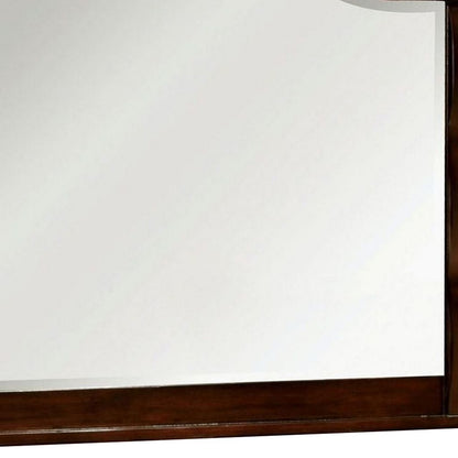 Burleigh Transitional Style Mirror , Cherry - View 5