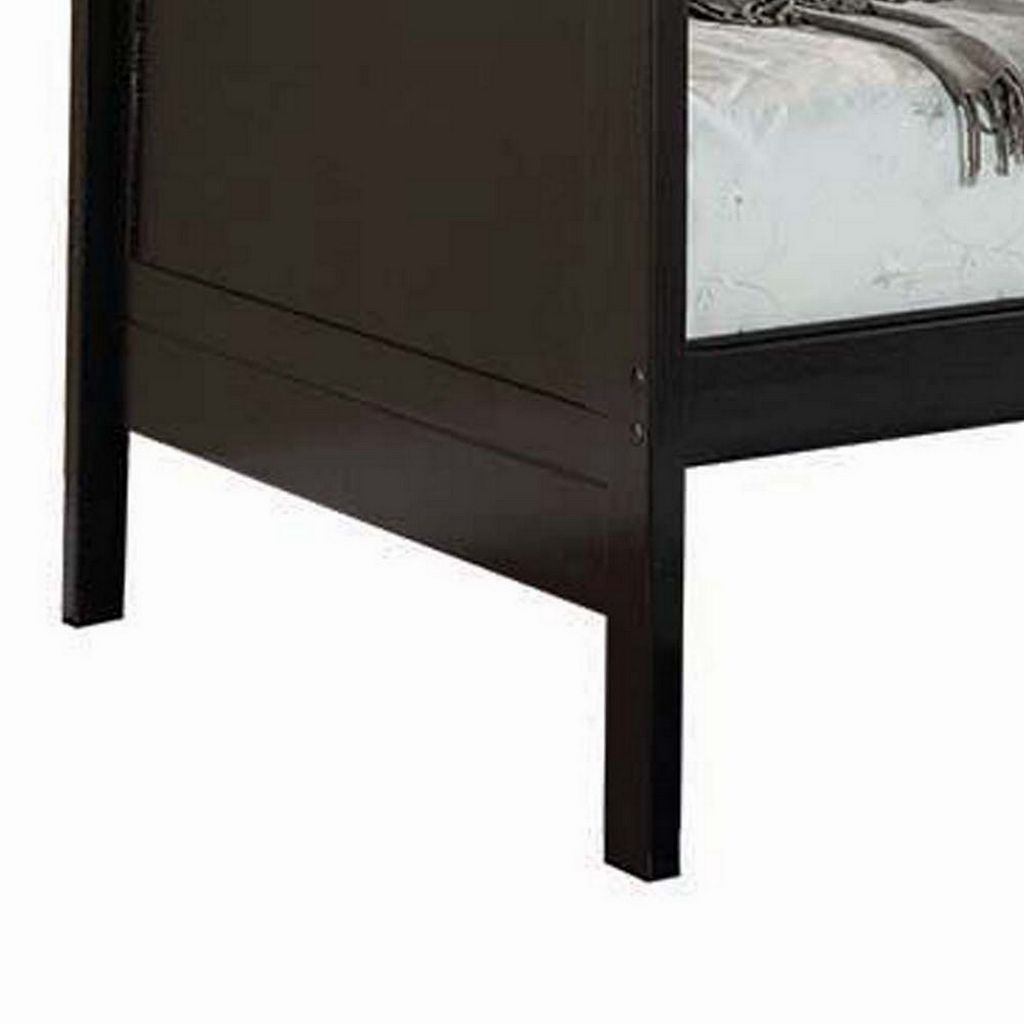 Sturdy Wooden Daybed, Black - View 4