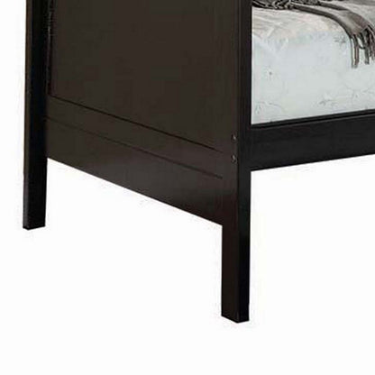Sturdy Wooden Daybed, Black - View 4