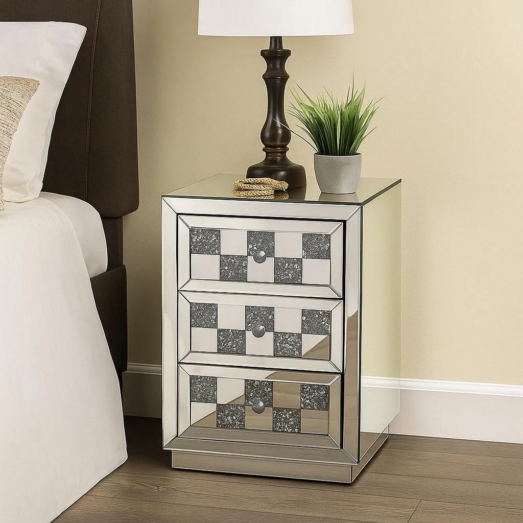 Accent Table with Self Closure and Safety Top Feature, White - View 7