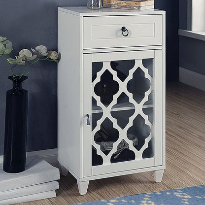 Faddish Side Table, White - View 7