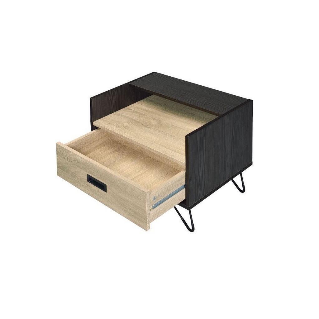 Accent Table Possessing Metal Leg with Tip - View 4