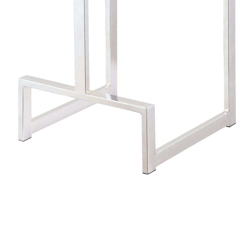 Metal Counter Height Stool, Black - View 3