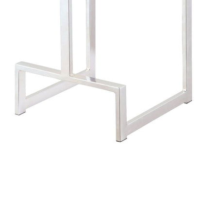 Metal Counter Height Stool, Black - View 3