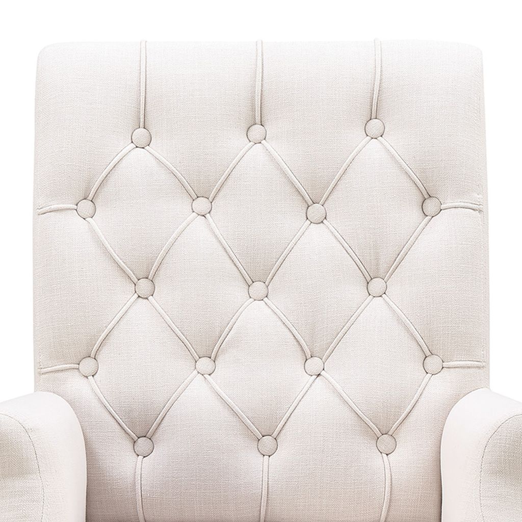 William Parson Side Dining Chair, Beige & Smokey Black - View 3